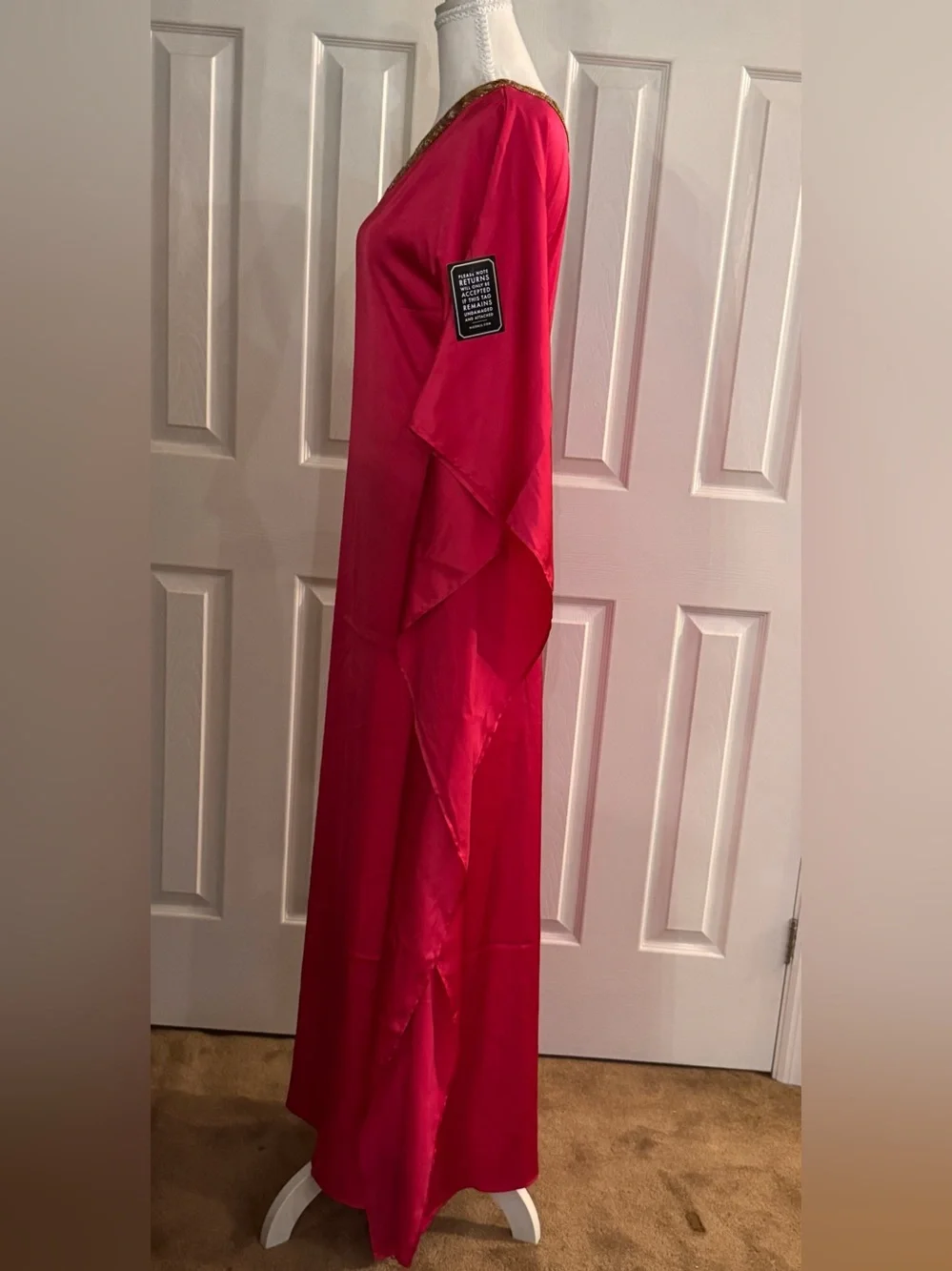 NICOBLU - ISADORA ONE-SHOULDER GOWN WITH EMBELLISHMENT
